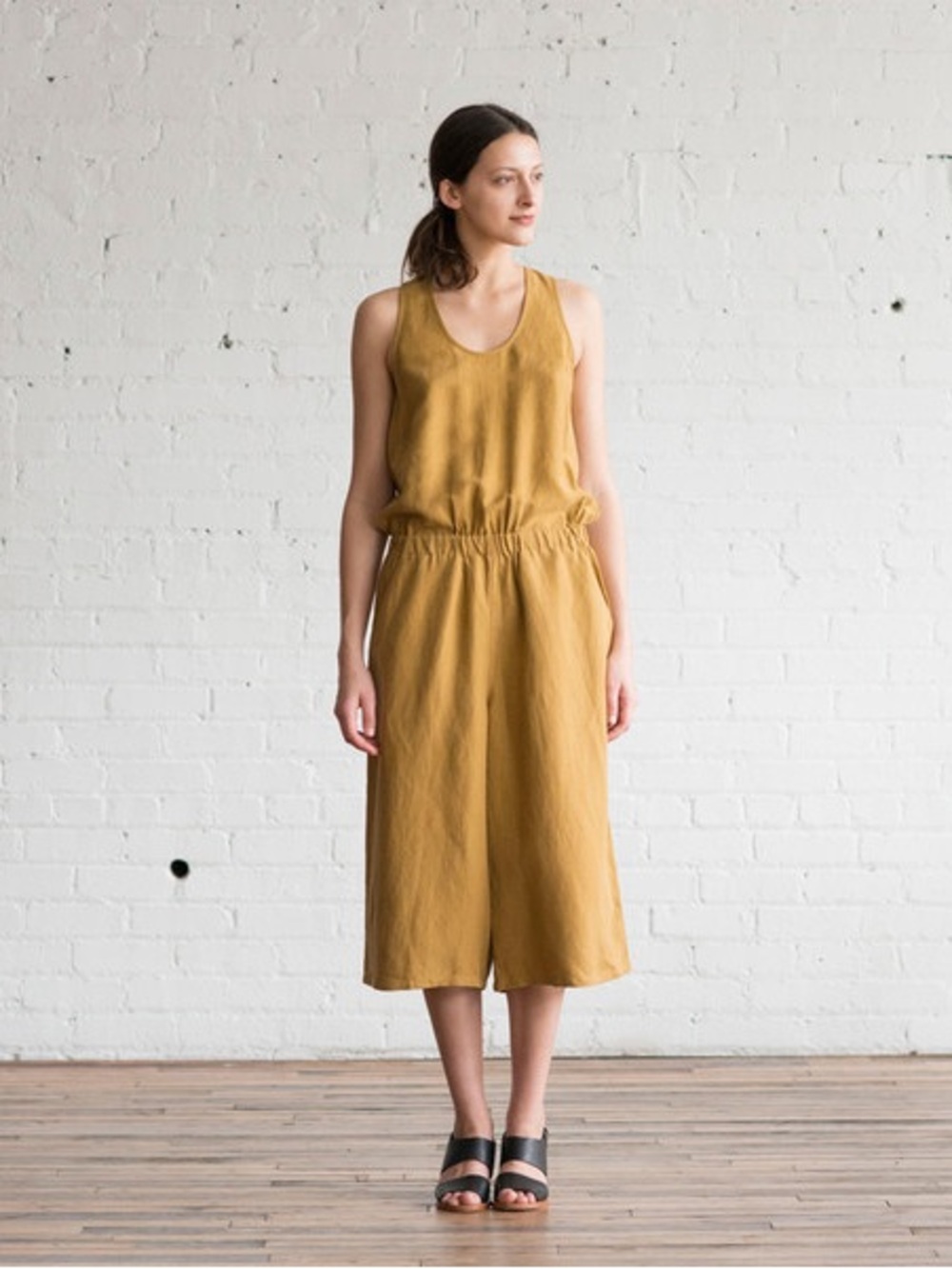 Ulla Johnson Lee Linen Jumpsuit Size M